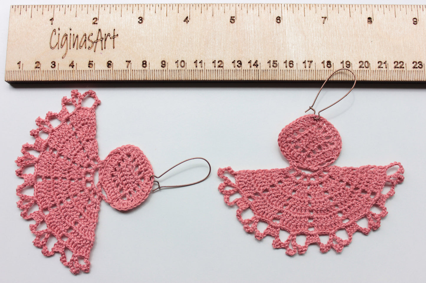 Pink Extra Large  Earrings Handmade Crochet Earring African  Earrings Bohemian Oversized Earrings